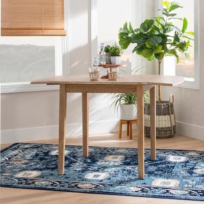 Piedmonth Solid Wood Square Drop Leaf Dining Table