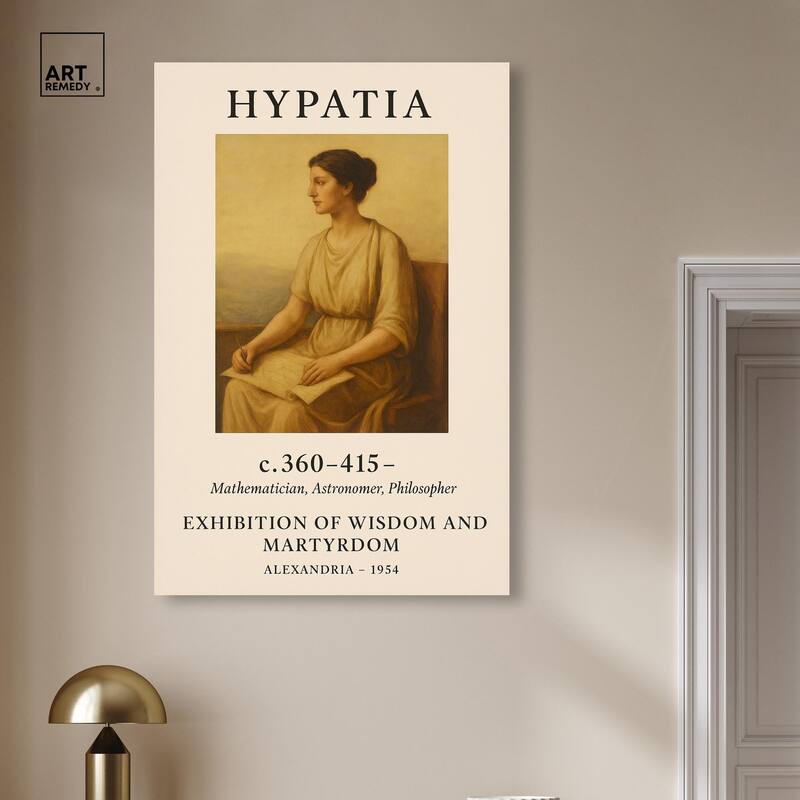 Early Female Scientist Canvas by Art Remedy, Gallery Wrapped