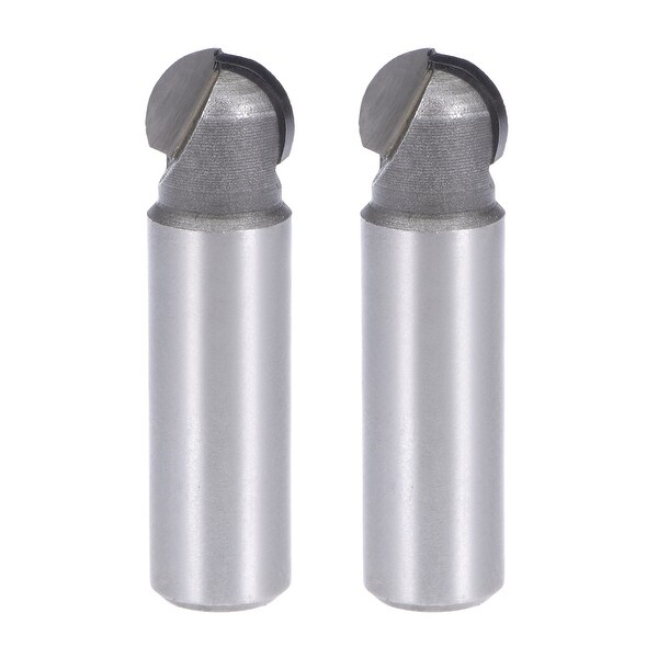 Router Bit 1/2 Shank 1/2 Cutting Core Box 2 Flutes High-carbon Steel Cutter 2Pcs - 1/2x1/2" 2pcs