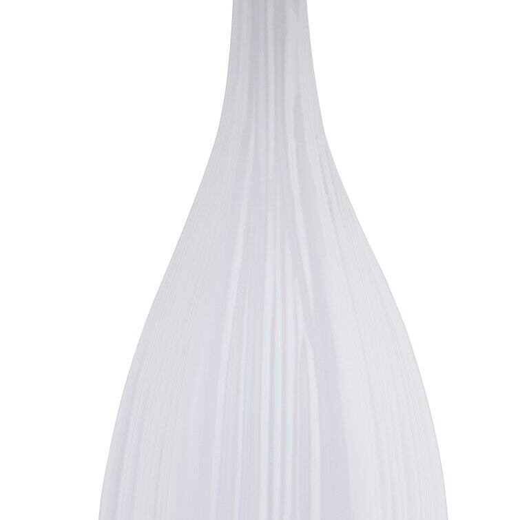 31" Standard White Porcelain Table Lamp Set (Set Of 2) (Set of 2)