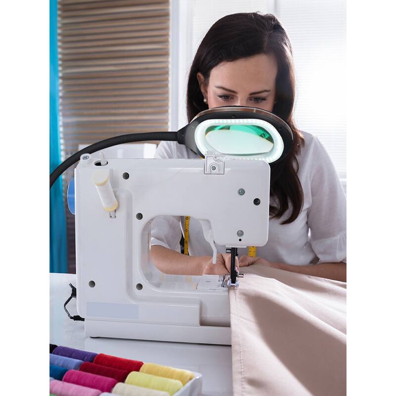 Brightech Lightview Pro 3-in-1 51 in Classic Black Industrial Dimmable LED Floor Lamp with Interchangable Table Clamp Base