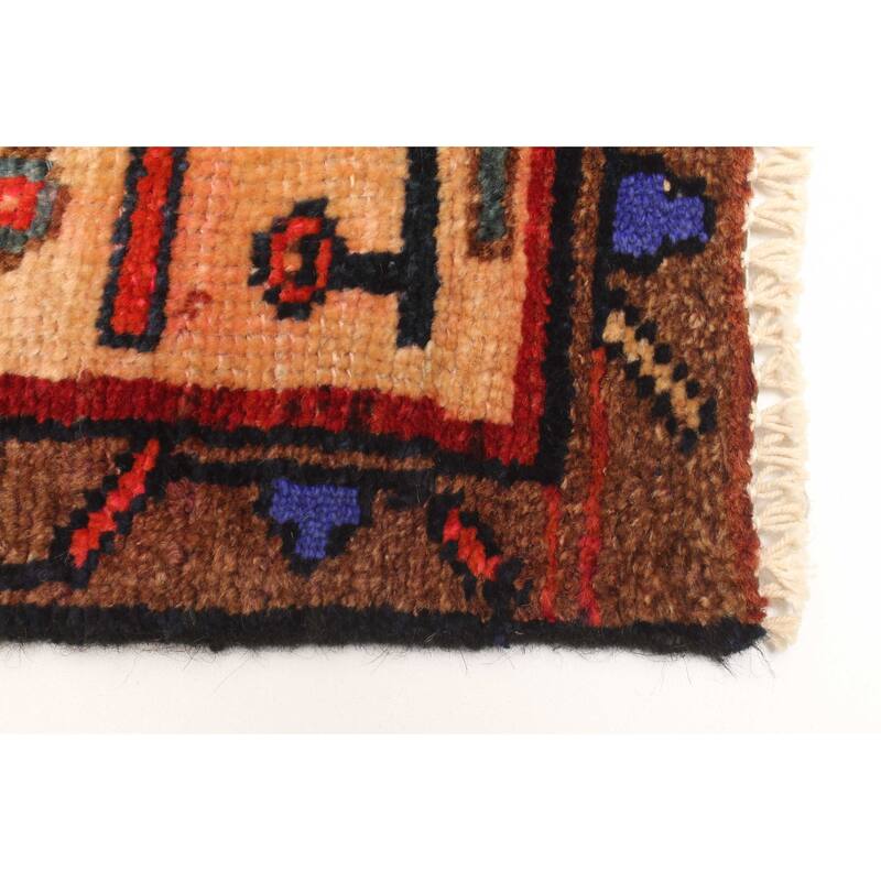 ECARPETGALLERY Hand-knotted Konya Anatolian Dark Red Wool Rug - 3'10 x 6'10