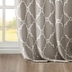 preview thumbnail 27 of 81, Madison Park Westmont Fretwork Print Grommet Top Window Curtain Panel
