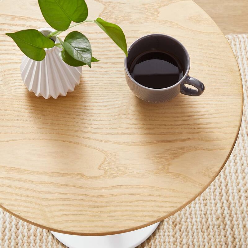 Lippa Round Wood Side Table