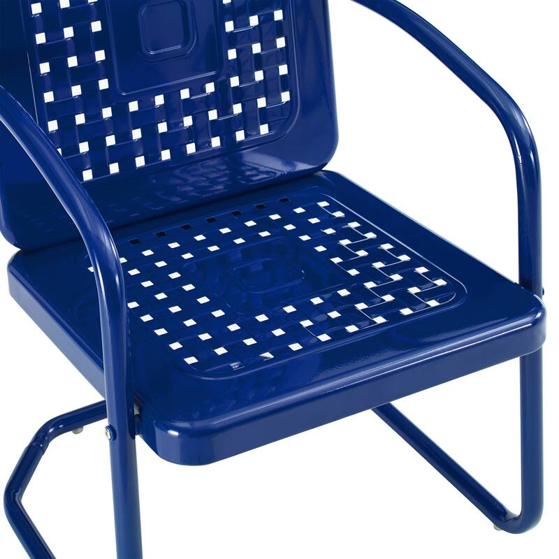 Crosley Bates 3Pc Outdoor Metal Chair Set - 22"x84"x35"