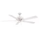 preview thumbnail 1 of 5, Fanimation Edgewood 60 inch Indoor/Outdoor Ceiling Fan - Matte White with Matte White Blades