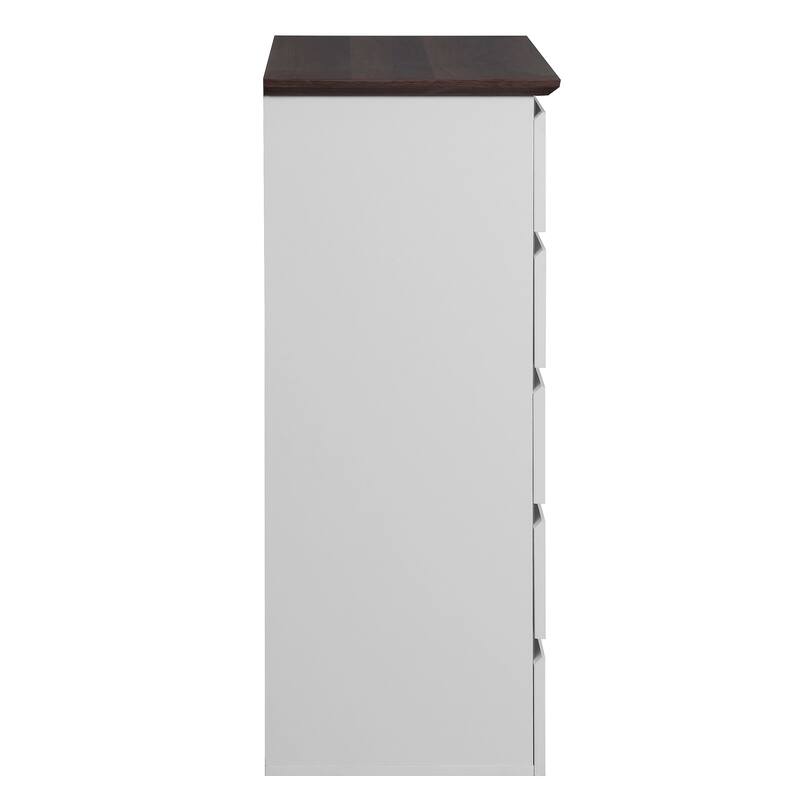 5-Drawer Dresser with Wood Color Top