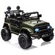 preview thumbnail 1 of 33, Electric Car for Kids, 12V Ride on Truck Car with Remote Control Green