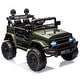 preview thumbnail 1 of 5, Ride on Truck Car w/Remote Control 3 Speeds Green