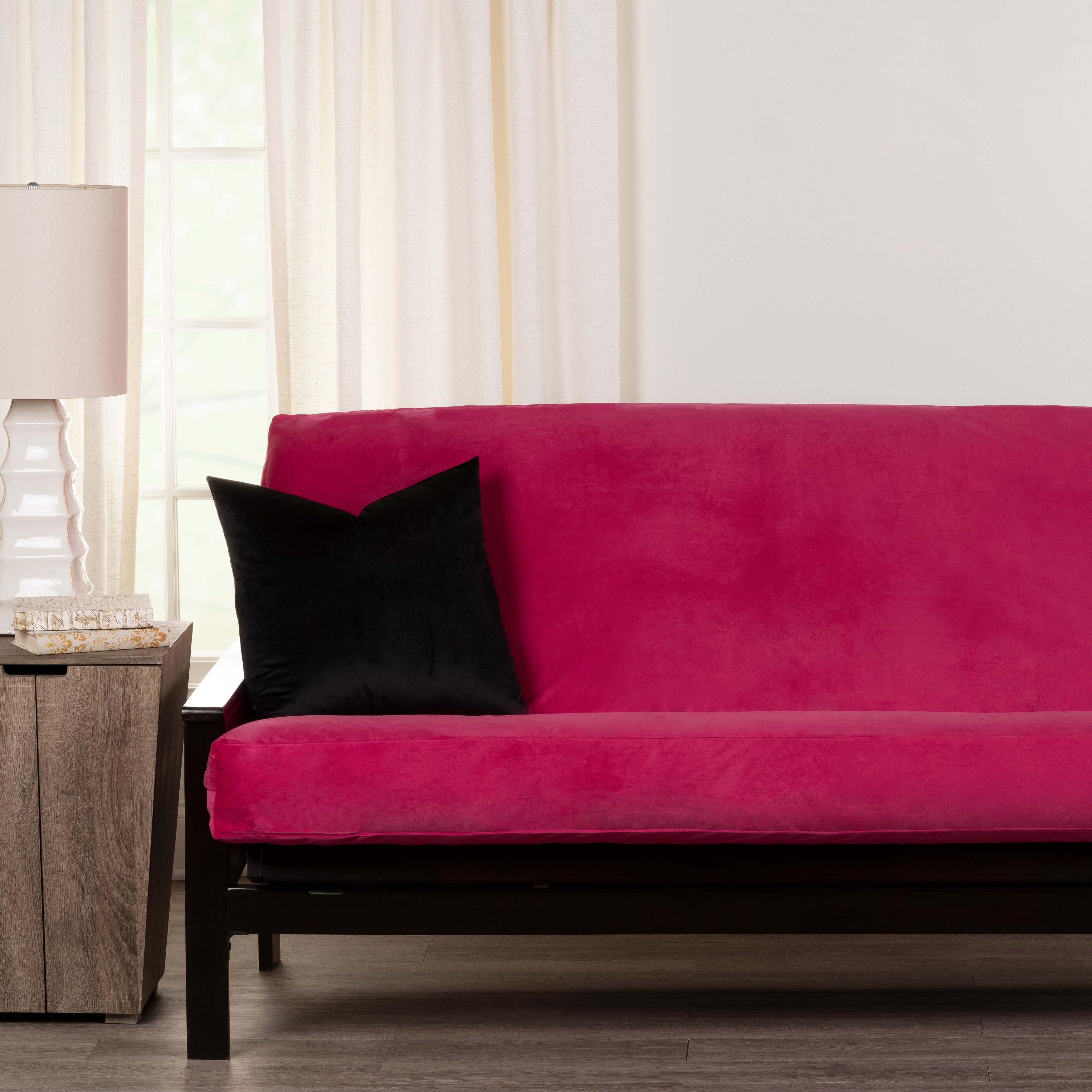Hot pink deals futon