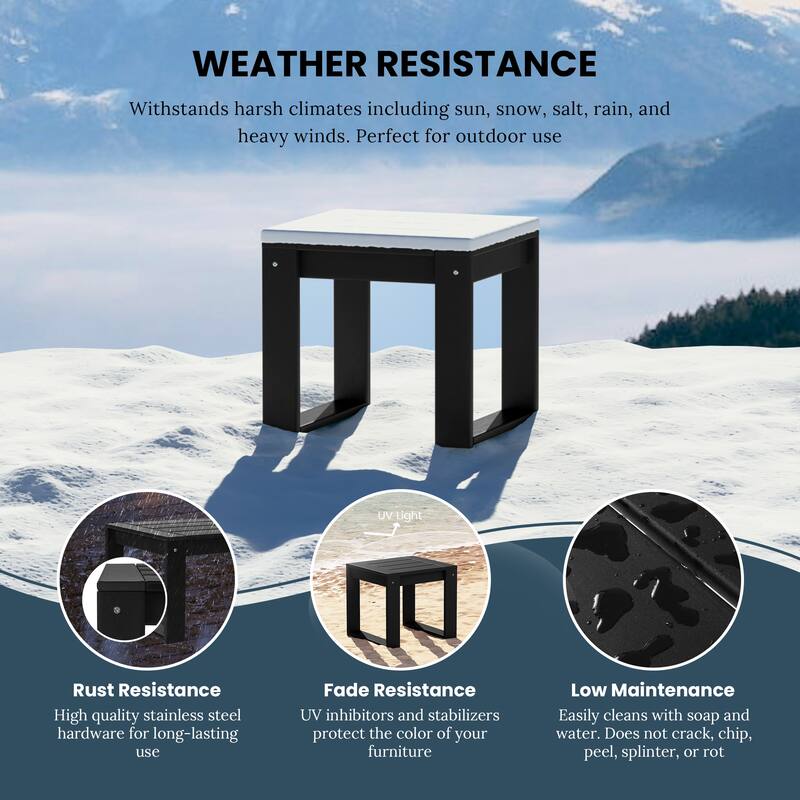 Endless Patio Sectional 3-Piece Deep Seating Set with Black Frame