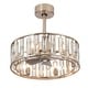 preview thumbnail 8 of 13, 20-In Nickel Caged Ceiling Fan with Light Remote(5-Blade)