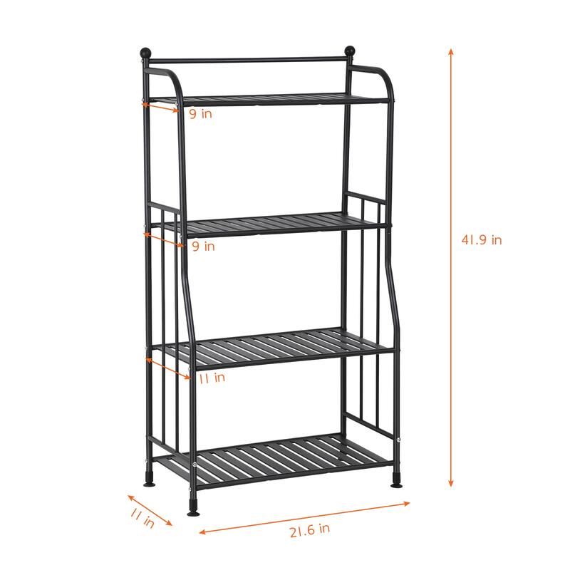 Multipurpose Storage Rack for Living Room, Kitchen, Bathroom, Balcony, Metal
