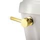 preview thumbnail 10 of 8, Concord Front Mount Toilet Tank Lever Polished Brass