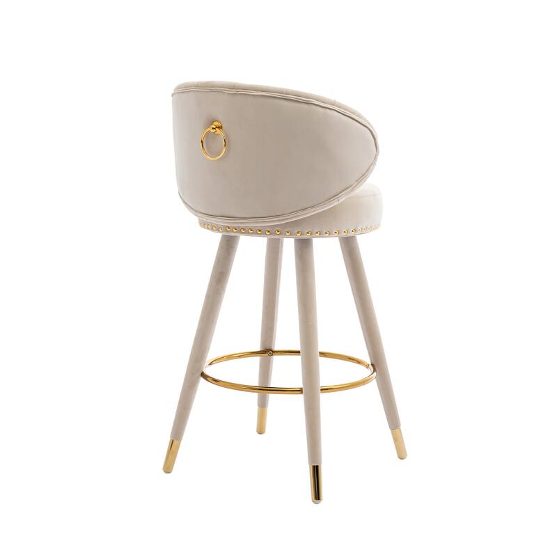 Counter Height Bar Stools with a fixed height of 360 degrees Set of 2