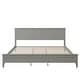 preview thumbnail 4 of 46, Modern White Solid Wood Queen Platform Bed