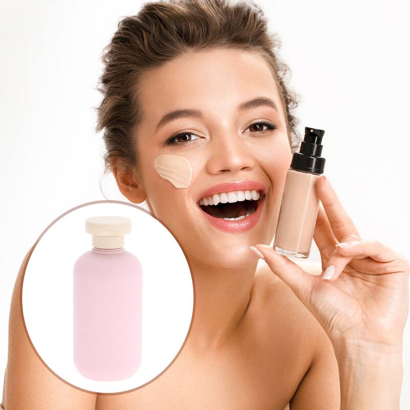 Flip Cap Soap Dispenser for Bathroom 1 Pc - Pink - 6.76oz