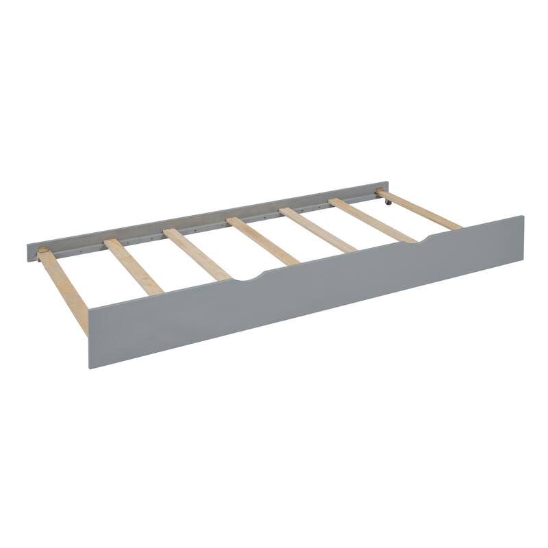 Bunk Bed with Trundle and Desk