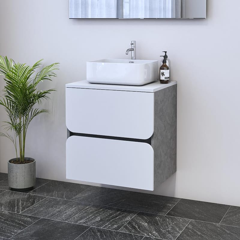 Azurro 2S 60 Floating Bathroom Vanity (24" Width)