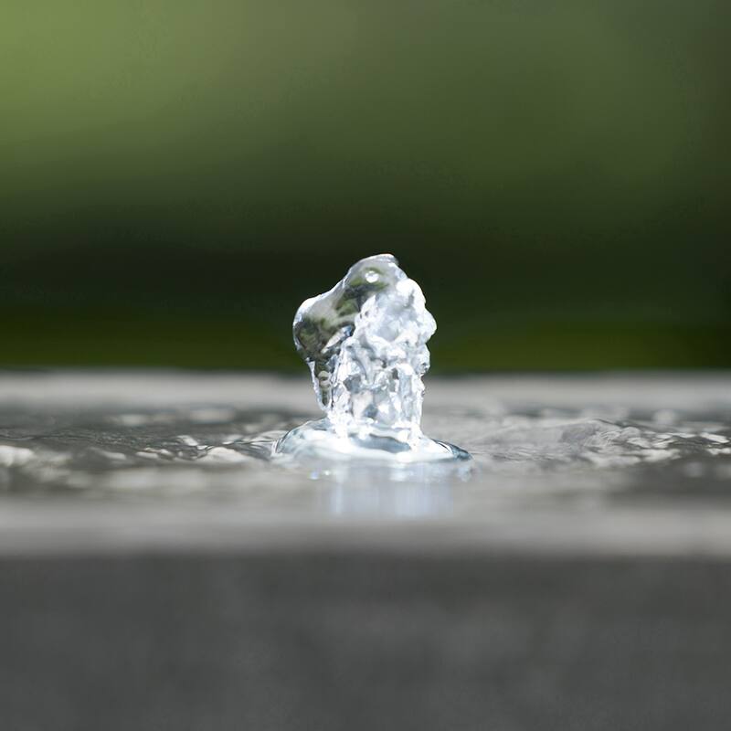 20x20x18" Polyresin Water Fountain, Unique Broken Urn Fountain Chic Dynamic Modern Design with Light for Garden, Lawn