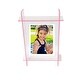 preview thumbnail 1 of 0, Neon Light Pink Lucite Picture Frame size 5x7 - 8.9x11.2x2.3 Inches Light Pink
