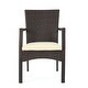 preview thumbnail 11 of 12, Corsica Outdoor Dining Chairs (Set of 2) by Christopher Knight Home