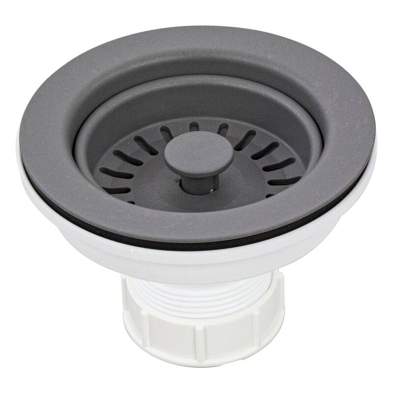 Transolid 2410 3.5-in Plastic Strainer - 4.5" x 3.37" x 3.12 - Grey
