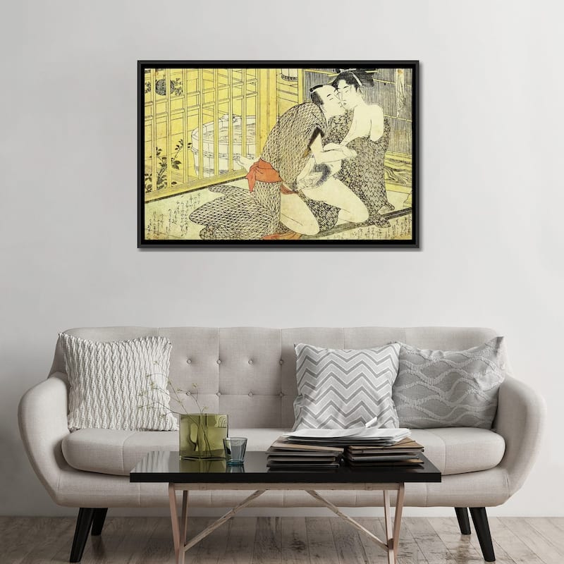 iCanvas "Bathhouse Sessions 2" by Unknown Artist Framed Canvas Print