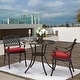 preview thumbnail 8 of 12, NUU GARDEN 3-piece Powder Coated Aluminum Dining Set (With Cushions)