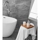 preview thumbnail 35 of 173, Adler Soaking Bathtub in Glossy White