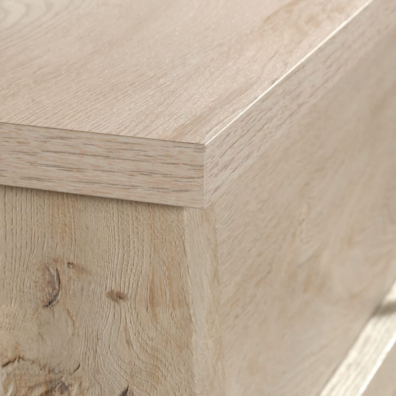 Engineered Wood Farmhouse 4-Drawer Chest, Gray