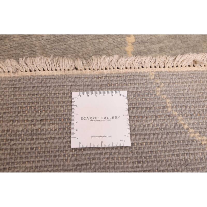 ECARPETGALLERY Hand-knotted Mystique Grey Wool Rug - 3'1 x 9'10