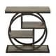 preview thumbnail 7 of 46, Industrial 4-tier Wood Narrow Side End Table with Storage Shelves