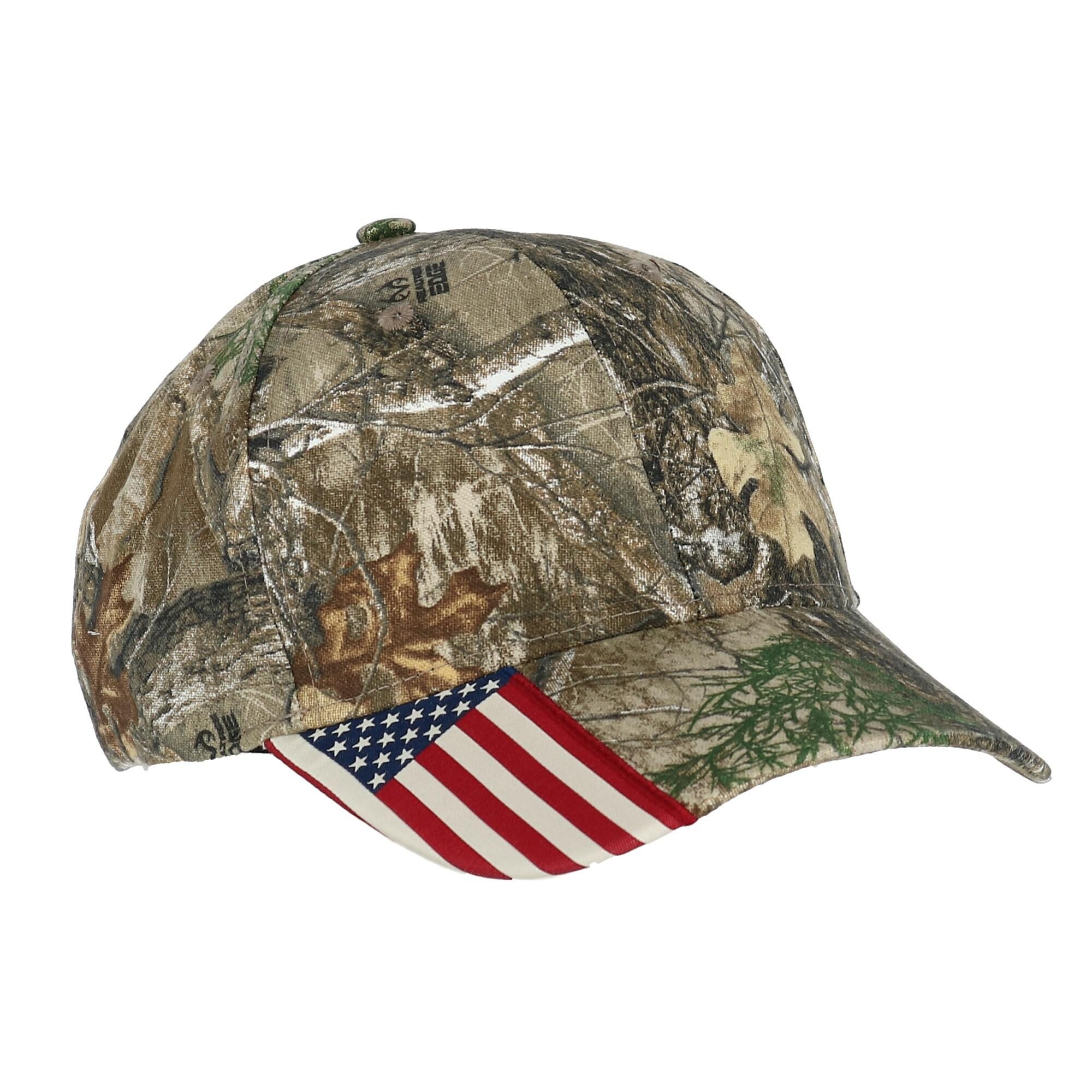 baseball hat with american flag