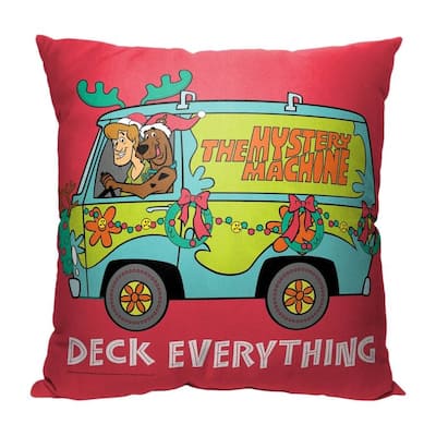 Warner Brothers Scooby Doo Deck Everything 18 Inch Throw Pillow