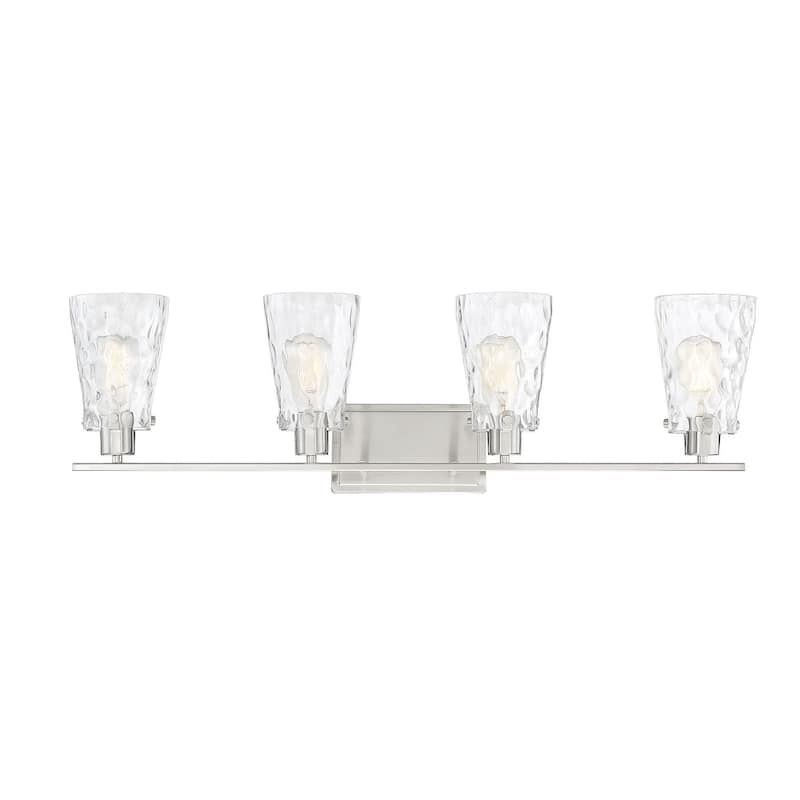 Savoy House Vaughan 4 Light 33" Wide Bathroom Vanity Light - Satin Nickel