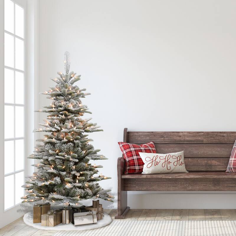 Slim Aspen Fir Artificial Christmas Tree – 6.5’ - Unlit - 6.5 Foot