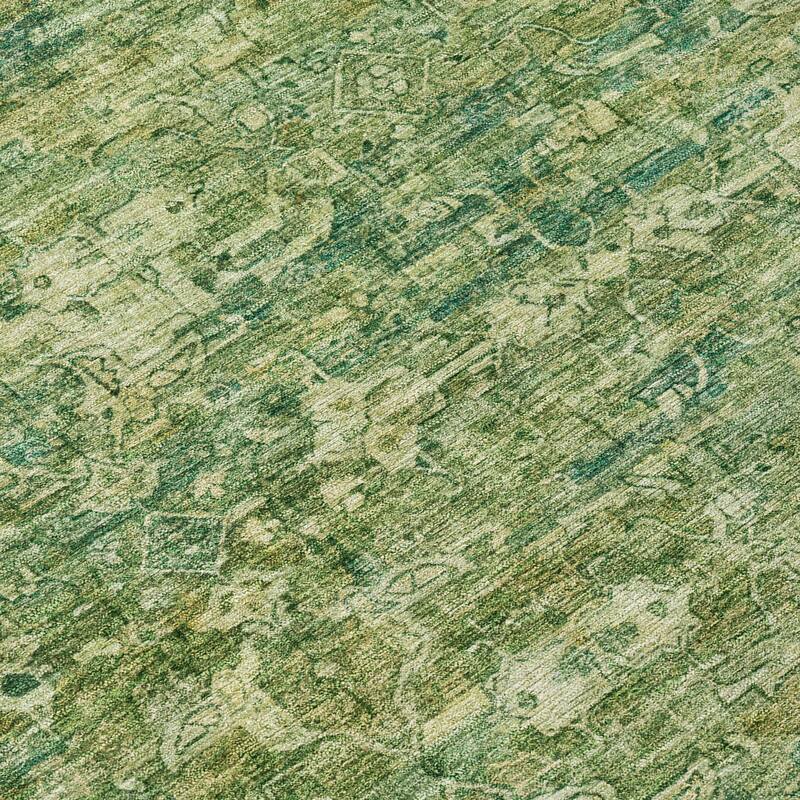Machine Washable Indoor/ Outdoor Traditional Harmony Chantille Rug
