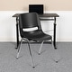 preview thumbnail 2 of 12, Kid's Ergonomic Shell Stack Chair with 14" Seat Height