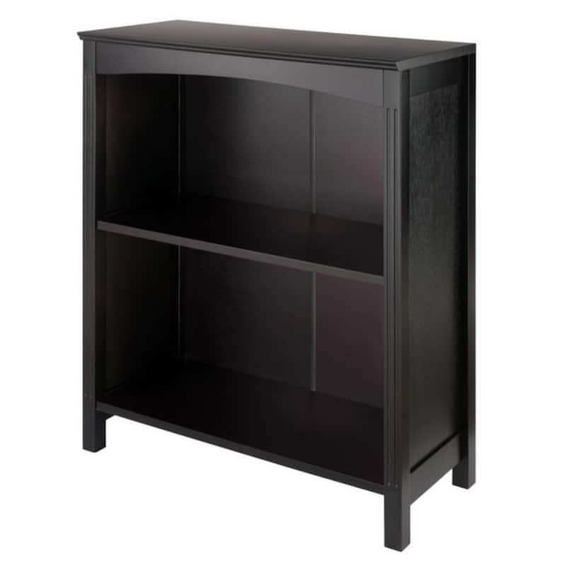 Terrace 2-Section Bookcase, Shelf, Espresso - 25.98 x 11.81 x 30 inches