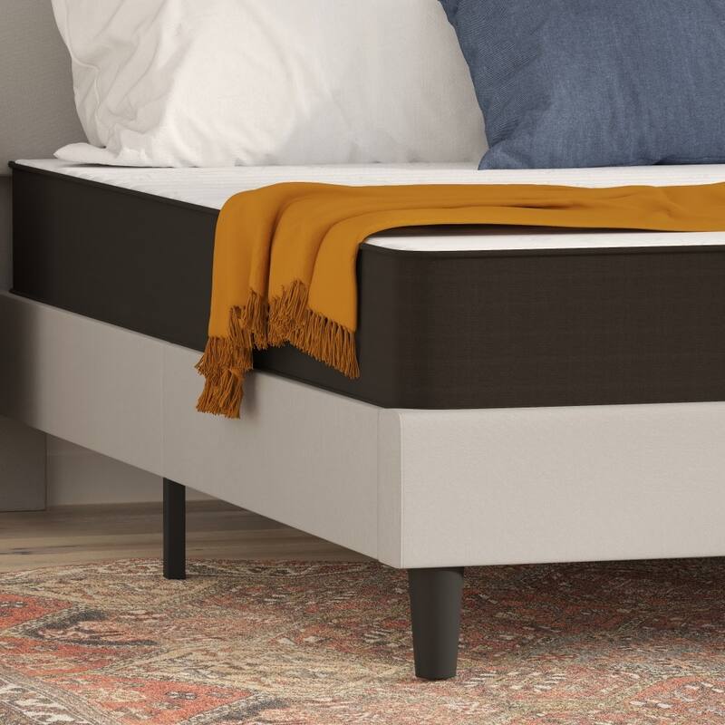 Medium Tight Top Innerspring Hybrid Mattress - Gray