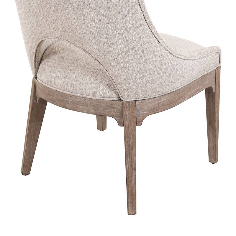 Liberty Furniture South Bend Upholstered Dining Side Chairs Set of 2 - White or Brown - Width 23" x Depth 26" x Height 36"