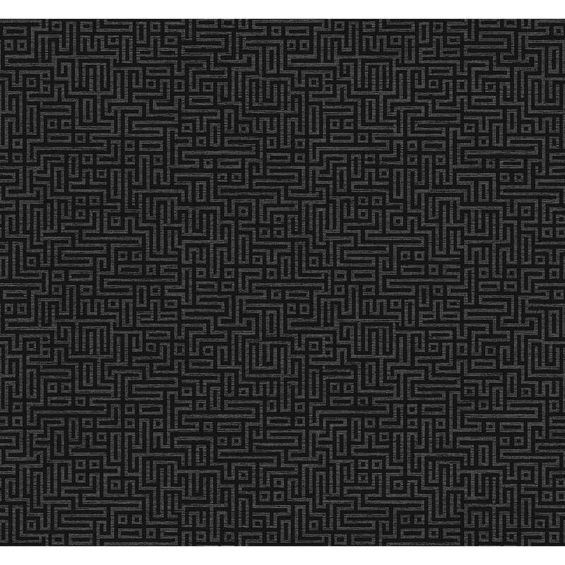 Seabrook Designs Rockefeller Maze Nonwoven Unpasted Wallpaper