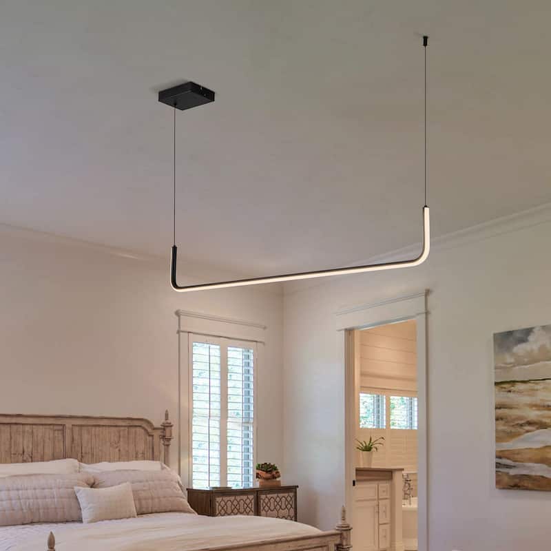 LED Linear Chandelier Kitchen Chandelier Modern Chandeliers