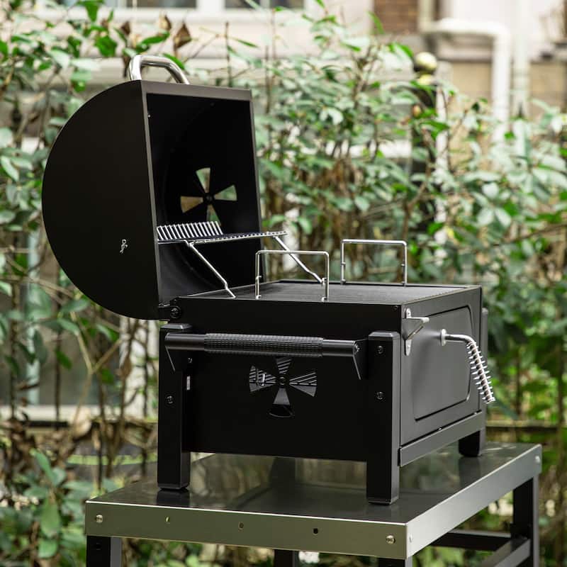 Royal Gourmet Portable Charcoal Grill with Side Handles