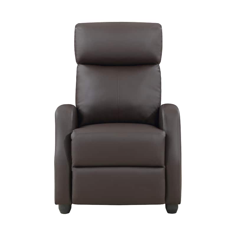 Darcy Faux Leather Push Back Reclining Chair