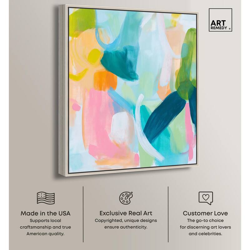 Layered Lush II Canvas by Art Remedy