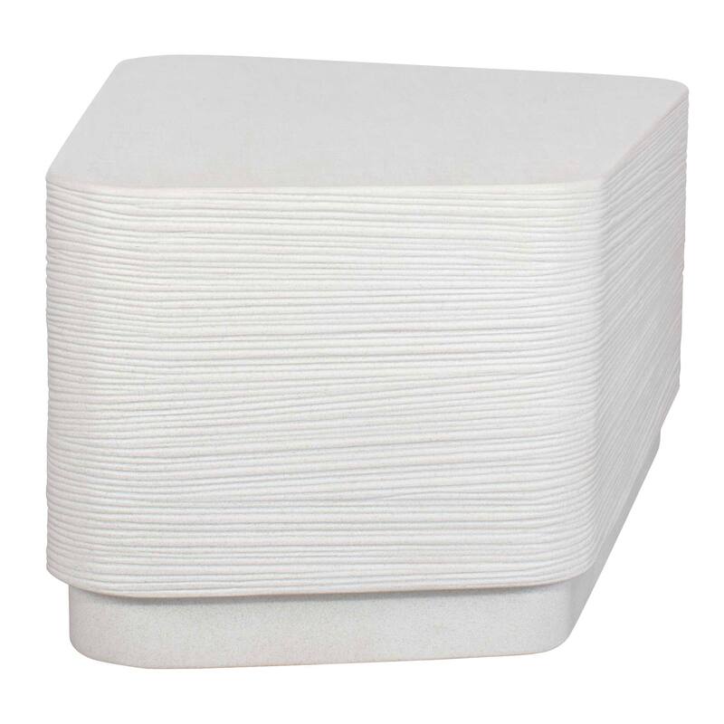 Uttermost Saltwater White Concrete Coffee Table