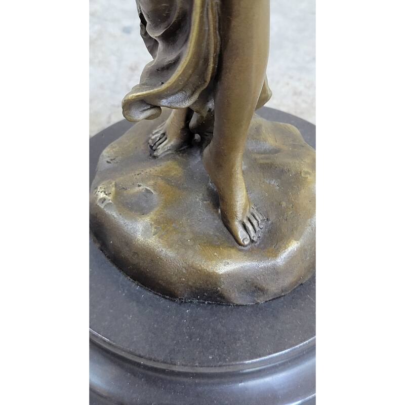 Clearance Sale Country Girl With Natural Beauty Bronze Art Deco Statue Sculpture