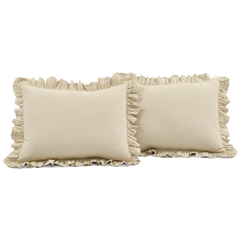 Lush Decor Reyna 3 Piece Cotton Duvet Set